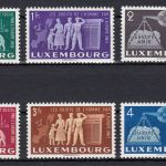 Luxemburg 1951, Mich.-Nr.: 478-83 **     (480 mängel)