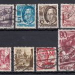 Alliierte Franz. Zone Württemberg Mi. Nr. 28-37 gestempelt  geprüft