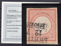 DR 1872, Mich.-Nr.:  8 gestempelt geprüft  Befund