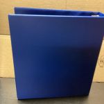 LINDNER Ringbinder( 3 Ringe ) für UNIPLATE   Blätter gebraucht Leer blau