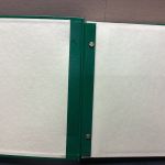 Schaubeck Schraubbinder + 25 Blankoblätter grün  gebraucht