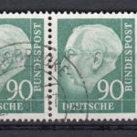 Bund 1956, Mich.-Nr.:  265 x gestempelt   paar