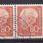 Bund 1956, Mich.-Nr.:  264 x gestempelt   paar