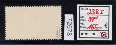 Saarland 1947 Mi. Nr. 238 I gestempelt     geprüft