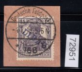 Ober. Ost Libau 1919, Mi.-Nr. 3 B a  gestempelt geprüft