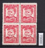 SBZ  1945 Mi.-Nr.:  28 b **  geprüft  4er.-Block
