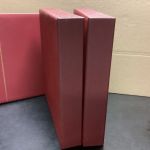 SAFE Ringbinder 1 + Kassette  (14 Ringe ) 2 Stück gebraucht Leer rot