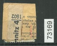 Bezirk 2° nr. 005a Quedlinburg ⨀ 60 Pf., geprüft BPP