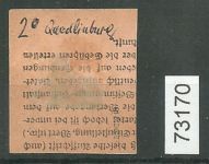 Bezirk 2° nr. 005a Quedlinburg ⨀ 80 Pf., geprüft BPP