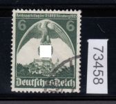 DR 1935, Mich.-Nr.: 586 Y gestempelt  geprüft