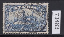 Kolonien Samoa 1900, Mich.-Nr.:17 gestempelt  geprüft