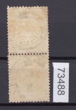 DR 1872, Mich.-Nr.: 27 a gestempelt  Senkr. paar  SELTEN  geprüft  Befund   1300,00