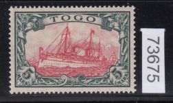Kolonien Togo 1909 , Mich.-Nr.: 23 II A *  geprüft