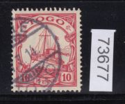 Kolonien Togo 1909 , Mich.-Nr.: 22 gestempelt