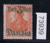 Danzig 1920 Mi. Nr. 44 I DD N  * geprüft  Befund