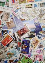 Kiloware Papierfrei  410g   Alle Welt   Asien  Übersee