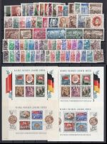 DDR 1953, Mich.-Nr.: 342-422 (mit Block 8+9 A+B) gestempelt Komplett