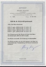 DDR 1953, Mich.-Nr.: 342-422 (mit Block 8+9 A+B gepr Attest) gestempelt Komplett