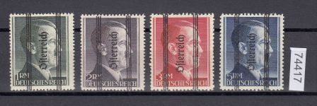 Österreich 1945, Mich.-Nr.: 693-696 II ** geprüft  Attest
