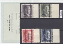 Österreich 1945, Mich.-Nr.: 693-696 II ** geprüft  Attest   LUXUS