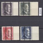 Österreich 1945, Mich.-Nr.: 693-696 II ** geprüft  Attest   LUXUS