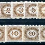 Österreich 1894, Mich.-Nr.:Porto 1-9 *