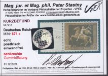 DR 1938, Mich.-Nr.: 671 x ** geprüft  Befund