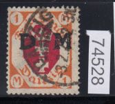 Danzig Dienst 1921 Mi.Nr. D 11 IV  gestempelt geprüft  Plattenfehler   170,00
