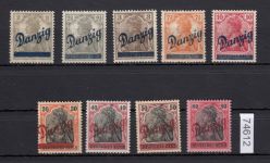 Danzig 1920 Mi.Nr. 32-40 *