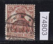 DR 1918, Mich.-Nr.: 103 b gestempelt  geprüft