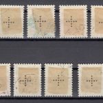 Schweiz Dienst 1937 : Mi.-Nr.: 19-27 gestempelt