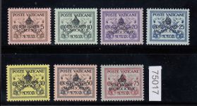 Vatikan 1939 Mi.-nr.: 73-79  **