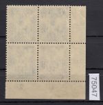 DDR 1949, Mich.-Nr.: 243 ** DV Eckrand 4er.-Block Druckvermerk  + 243 IV lesen