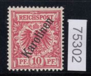 Kolonien Karolinen 1900, Mich.-Nr.:  3 II b * geprüft   Michel 250,00