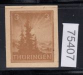SBZ  1945 Mi.-Nr.: 92 AY a z2 U  ** geprüft    vierseitig ungezähnt