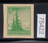 SBZ  1945 Mi.-Nr.: 94 AX b w U  ** geprüft    vierseitig ungezähnt