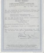 SBZ  1949 Mi.-Nr.: Block 6 gestempelt  geprüft  Attest    "LEIPZIG 28.8.49 GOETHE 1749 - 1949"