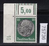 DR 1933, Mich.-Nr.: 525  ** Eckrand