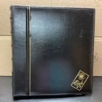 Deutsche Post  Zehnerbogenalbum  Ringbinder ( 4 Ringe )  + 40 Hüllen  gebraucht