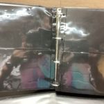 Deutsche Post  Zehnerbogenalbum  Ringbinder ( 4 Ringe )  + 40 Hüllen  gebraucht