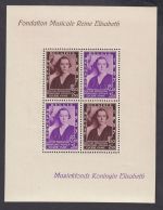 Belgien 1937, Mich.-Nr.: Block 6 **  MNH Eugène-Ysaye-Musikwettbewerb