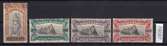 San Marino 1924, Mich.-Nr.: 105-08 *