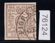 Italien 1857 Parma, Mich.-Nr.: 10 gestempelt