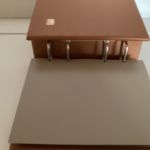 SAFE Album Braun Compact - Luxus  leer 4-Ringe mit Folien gebraucht