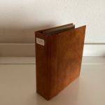 SAFE Album Braun Compact - Luxus  leer 4-Ringe mit Folien gebraucht