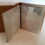 SAFE Album Braun Compact - Luxus  leer 4-Ringe mit Folien gebraucht