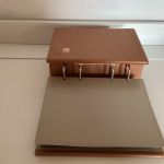SAFE Album Braun Compact - Luxus  leer 4-Ringe mit Folien gebraucht
