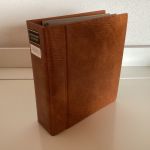 SAFE Album Braun Compact - Luxus  leer 4-Ringe mit Folien gebraucht