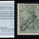 DAP China 1901, Mich.-Nr.:  09 * geprüft  Befund