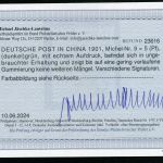 DAP China 1901, Mich.-Nr.:  09 * geprüft  Befund